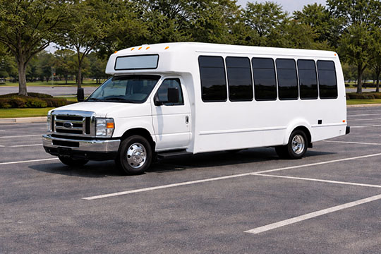 20-passenger minibus available for charter in Redwood City, CA