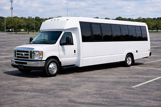25-passenger minibus available for charter in Redwood City, CA